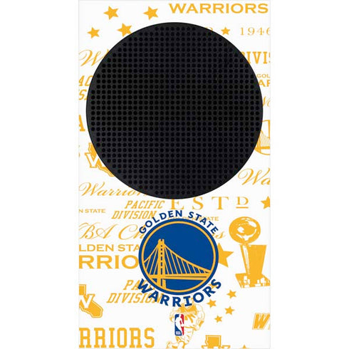 NBA Golden State Warriors Historic Blast Xbox Series S Console Skin